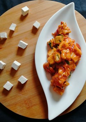 A picture of Chilli Tofu.