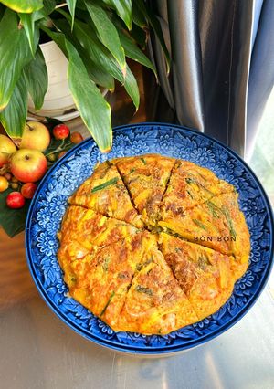 Hình của món Bánh Kim Chi Bí Ngòi Vàng.