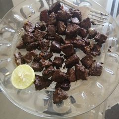 A picture of Tawa Kaleji (Mutton).