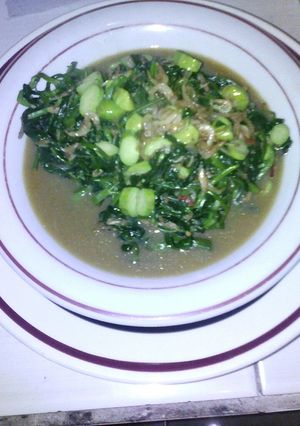 Foto resep Tumis Kangkung Tabur Pete by:Erni Hartanti.Amd😍😄😘