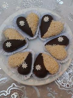 صورة لوصفة قلوب الشوكولاته