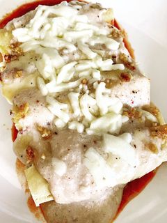 Una foto de Canelones de pollo - keto