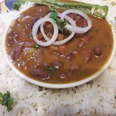 A picture of Punjabi style Rajma.