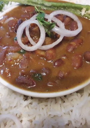 A picture of Punjabi style Rajma.