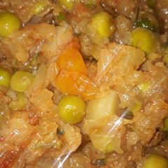 A picture of Shalgam Ka bharta(turnip bharta).