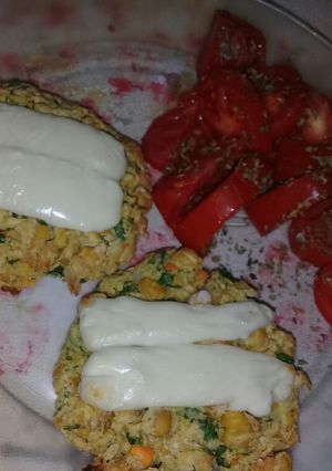 Una foto de Hamburguesas de garbanzo
