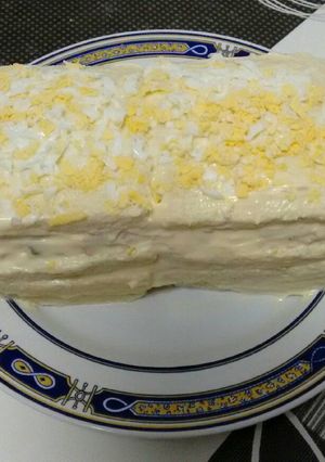 Una foto de Pastel de atun frío