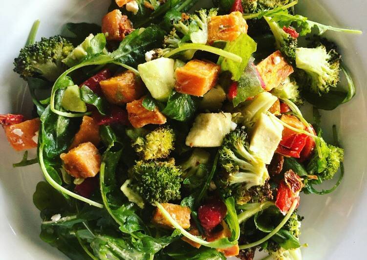 Steps to Make Super Quick Homemade Roasted Veggie Salad