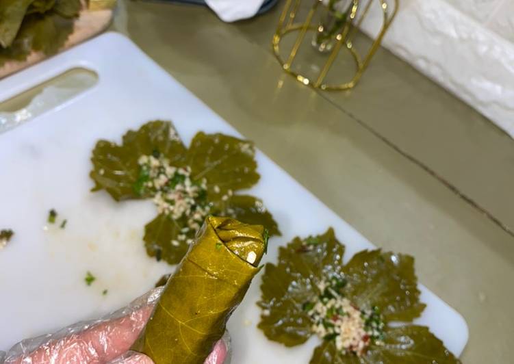 ورق عنب بدبس الرمان 🤤♥️