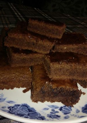 Una foto de Brownie De chocolate fácil, Rico y económico