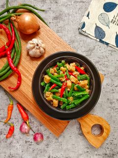 Foto resep Tumis Tempe Kacang Panjang