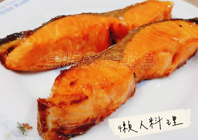 免加油 焦糖鮭魚排 氣炸鍋料理 食譜與作法by Is Yvette廚房日記 Cookpad