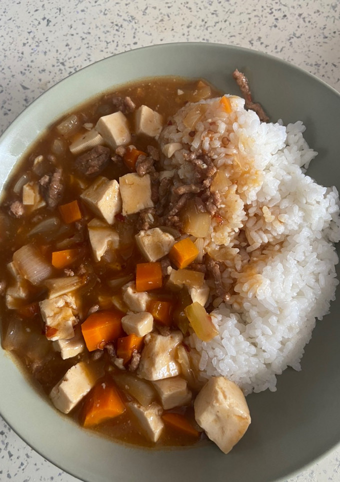 Una foto de Mapo Tofu (versión fácil)