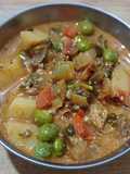 Matar gajar mix vegetable curry