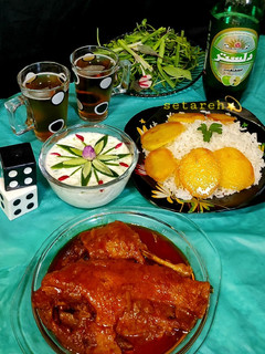 عکسی از دستور خورشت اردک و آلو 🦆(اردک مسما)