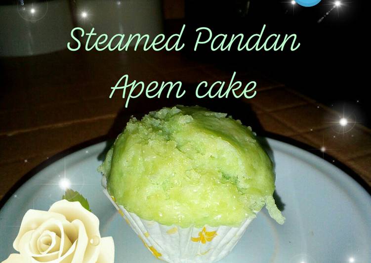 Cara Gampang Menyiapkan Apem Nasi (Pandan) kukus simple yang Sempurna