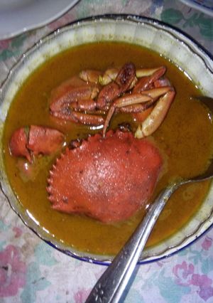 Foto resep 1.Kepiting kuah pedass mantull....!!