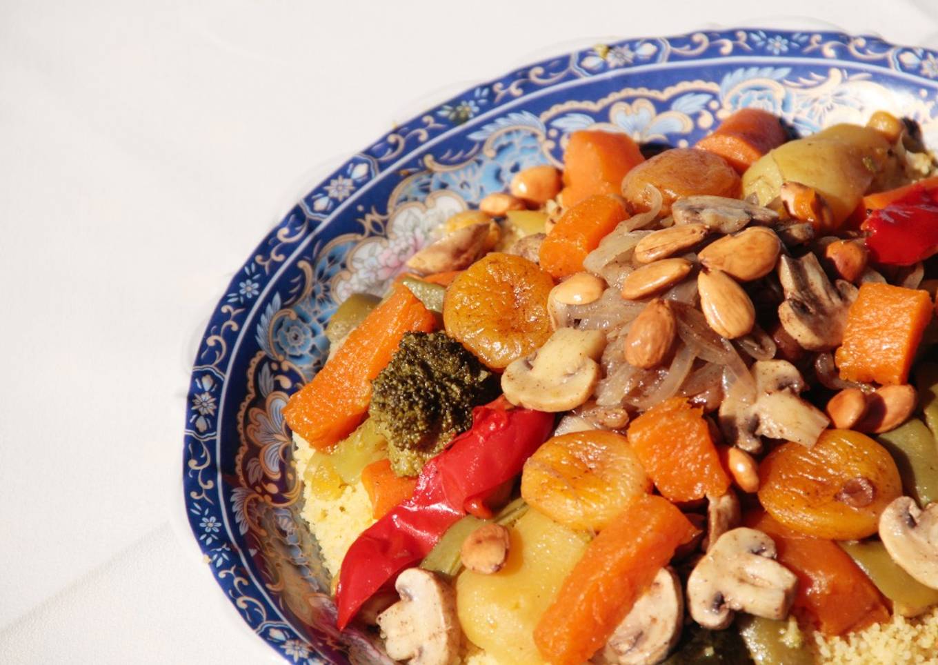 Cuscús de verduras y carne
