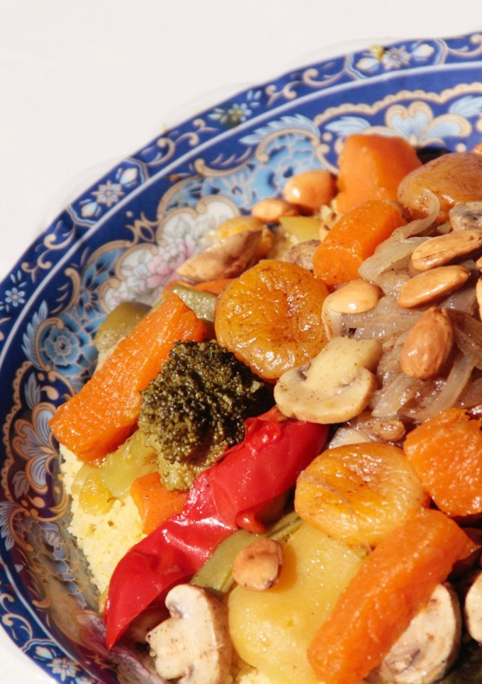 Una foto de Cuscús de verduras y carne