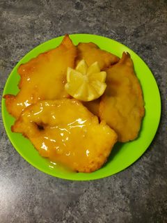 Una foto de Filetes de pollo con salsa de limón