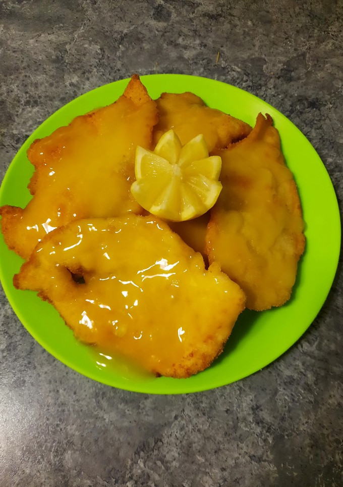 Una foto de Filetes de pollo con salsa de limón