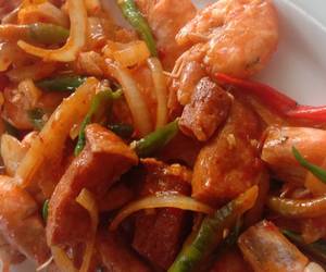 Resep Terbaik 29 Udang tahu saos pedas 😍 Enak Bergizi