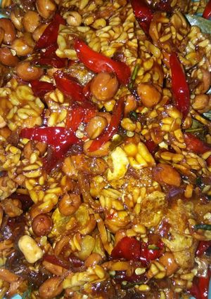 Foto resep Kering tempe + kacang