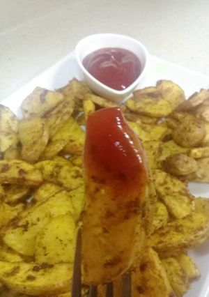 صورة لوصفة ودجز لذيذه🍟