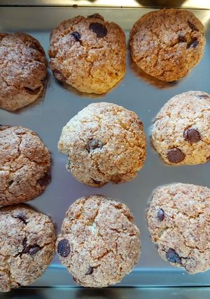 Une photo de Cookies aux pépites de chocolat