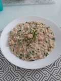 Risotto gamberetti rucola e stracchino
