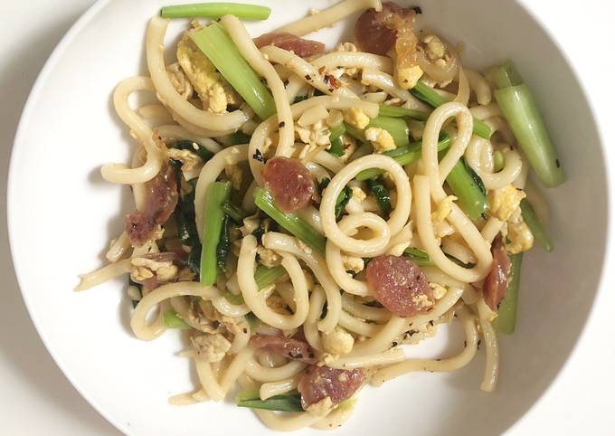 Cara Gampang Menyiapkan Udon Goreng Lapciong (Non Halal), Menggugah Selera