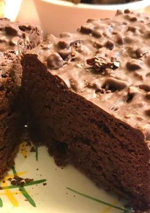 Une photo de Cake chocolat façon rocher