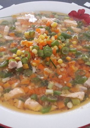 Foto resep Sup Salmon