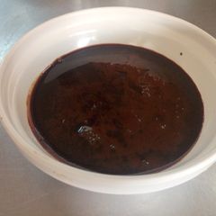 Chocolate sauce A picture of Chocolate sauce.