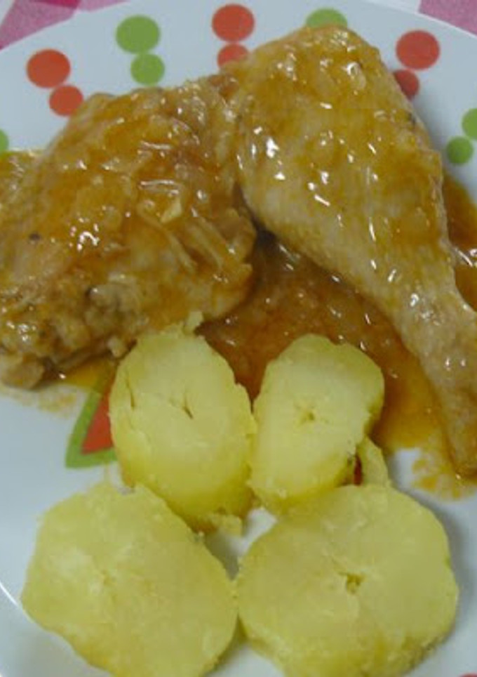 Una foto de Pollo a la naranja