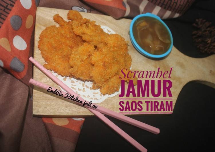 Scrambel jamur saos tiram