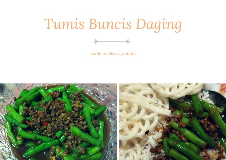 Tumis Buncis Daging