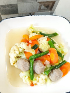 Foto resep Sayur bening wortel,buncis,kembang kol