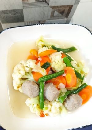 Foto resep Sayur bening wortel,buncis,kembang kol