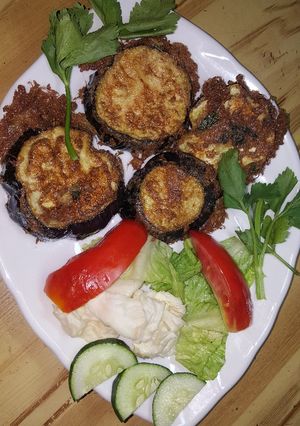 A picture of Fried Aubergine.