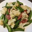 Peas in Chinese Sausage