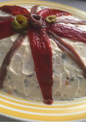 Foto principal de Ensaladilla, fresquita y rápida con verduras al vapor