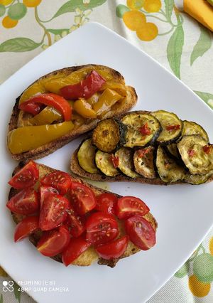 A picture of Summer Vegetable Bruschetta.