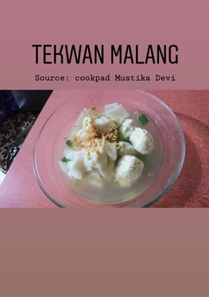 Foto resep Tekwan Malang