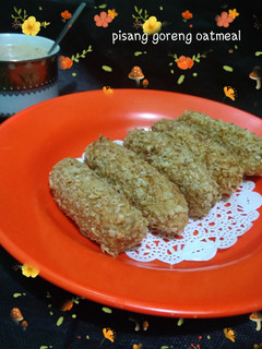 Foto resep Pisang goreng oatmeal