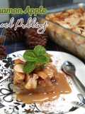 Cinamon apple bread pudding ---santan---