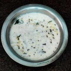 A picture of Coconut mango raita.