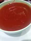 Homemade tomato ketchup