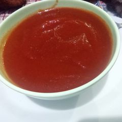 Homemade tomato ketchup A picture of Homemade tomato ketchup.