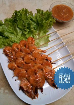 Foto resep Sate Udang Bakar Saos Tiram (#pr_olahanudang)